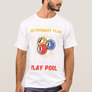 Funny Bassäng Design För manar kvinnor Billiards Ä T Shirt