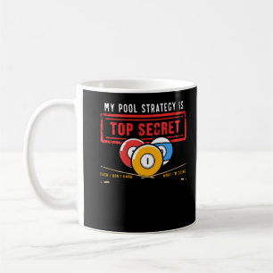 Funny Bassäng Player Joke Billiards Humor Kaffemugg