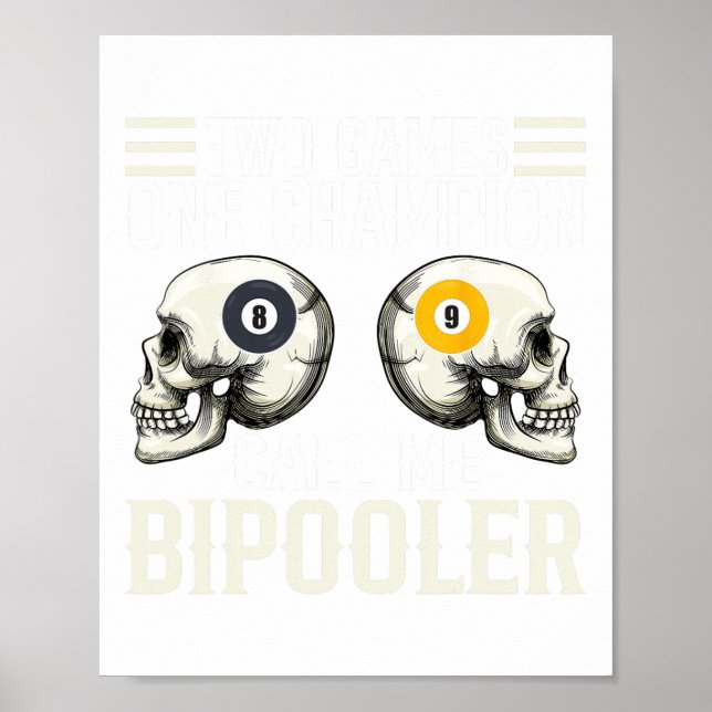Funny Bassäng-spelardesign - för Fläkt och i milja Poster (Framsidan)