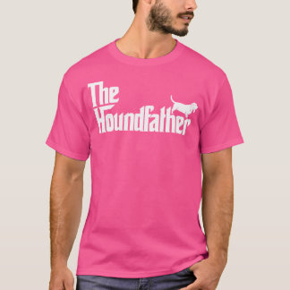 Funny Basset Hound Far Hund Houndfather T Shirt