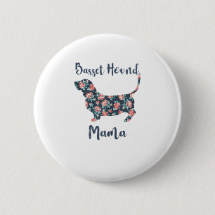 Funny Basset Hound Gifts Basset Hound Mamma Shirt Knapp