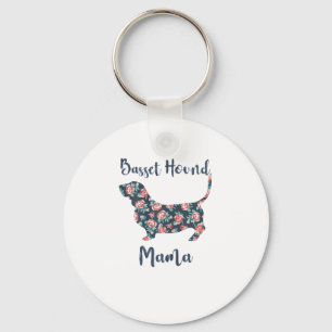 Funny Basset Hound Gifts Basset Hound Mamma Shirt  Nyckelring