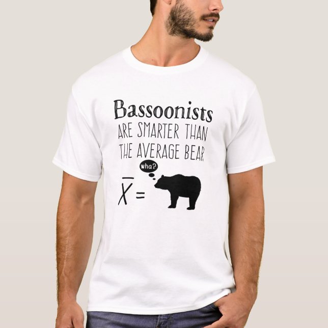 Funny BasSnart T-shirt - genomsnittlig björn (Framsida)
