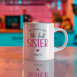 Funny "Bästa syster"-gåva Kaffemugg
