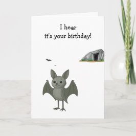 Funny Bat Hearing Age Burn Kort