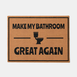 Funny Bathroom Toilet Humor Rustic Minimalist