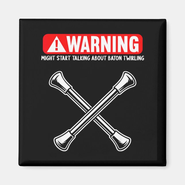 Funny Baton Twirling  Magnet (Framsidan)