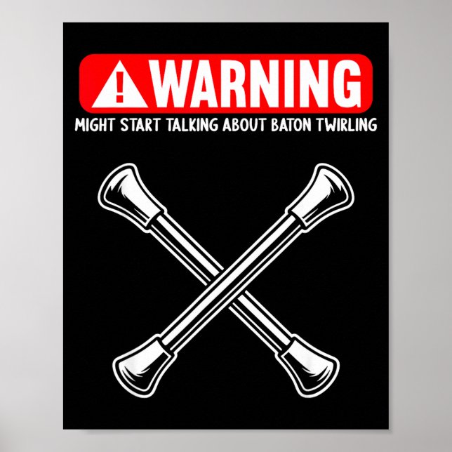 Funny Baton Twirling  Poster (Framsidan)