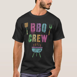 Funny Bbq Crew Grill Chef Cook Squad Cooking Summe T Shirt