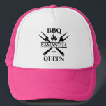 Funny BBQ Grill Master Personlig Barbecue Queen Keps<br><div class="desc">Funny BBQ Grill Master Personlig Barbecue Best</div>