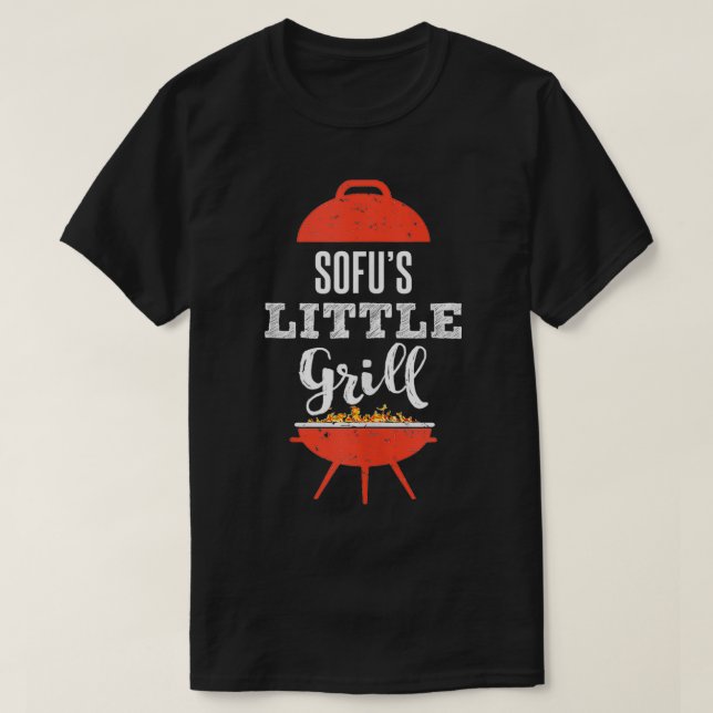 Funny BBQ Grilling Gift-design för Sofus lilla G T Shirt (Design framsida)