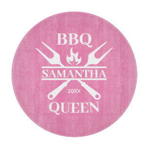Funny BBQ Personlig Barbecue Queen Apron Cuttin