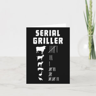 Funny Bbq Refill Grilling Barbecue - Serial Gri Kort