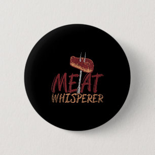 Funny Bbq rökte Kött Steak Gift Idea Barbecue Knapp
