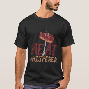 Funny Bbq rökte Kött Steak Gift Idea Barbecue T Shirt