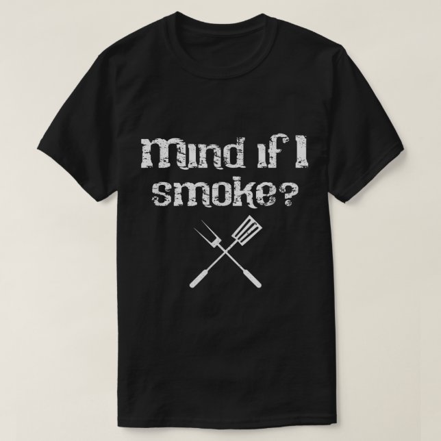 Funny BBQ Smoker Suppory Pitmaster Grill Gift fo T Shirt (Design framsida)