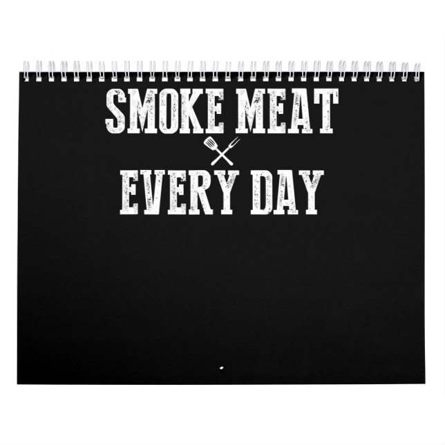 Funny Bbq Smoker Suppory Pitmaster Pappa Grilling Kalender (Omslag)