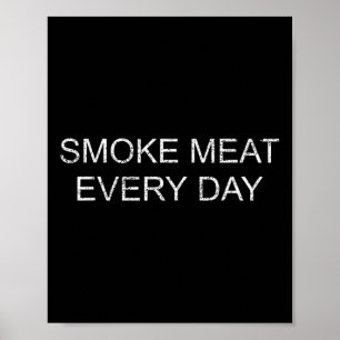 Funny Bbq Smoker Suppory Pitmaster Pappa Grilling Poster