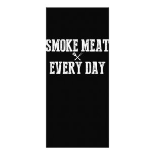 Funny Bbq Smoker Suppory Pitmaster Pappa Grilling Reklamkort