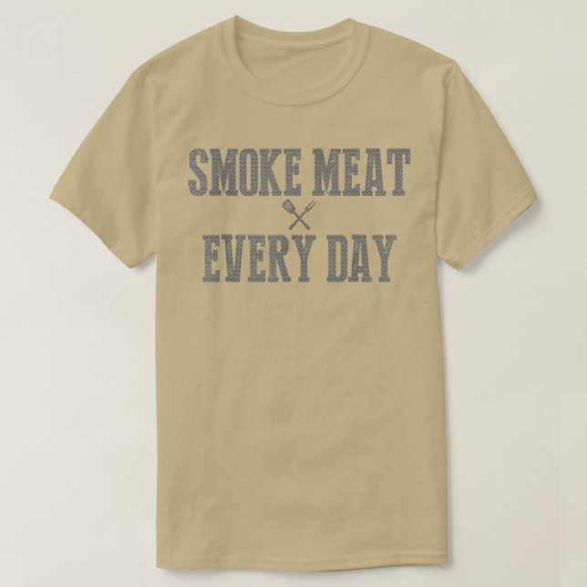 Funny Bbq Smoker Suppory Pitmaster Pappa Grilling T Shirt (Design framsida)