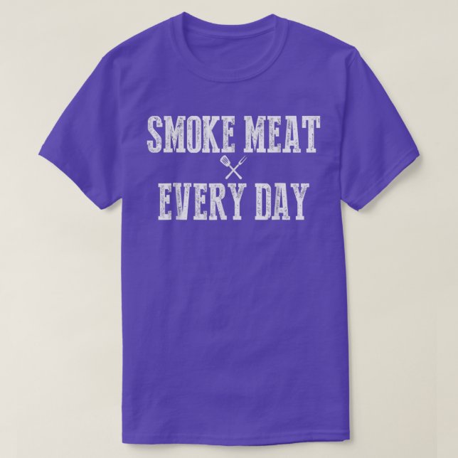 Funny Bbq Smoker Suppory Pitmaster Pappa Grilling T Shirt (Design framsida)