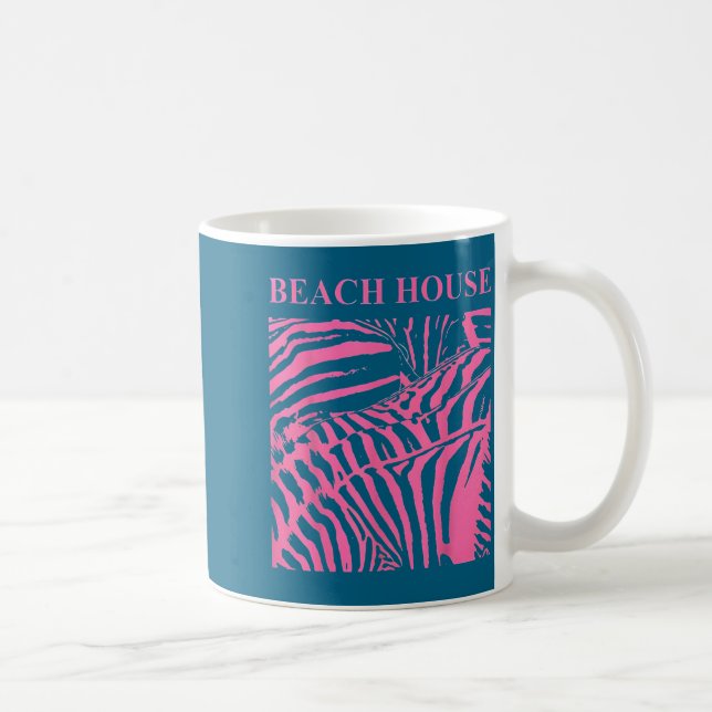 Funny Beach House For Man And Women  Kaffemugg (Höger)