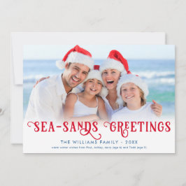 Funny Beach-julkusten Julkort