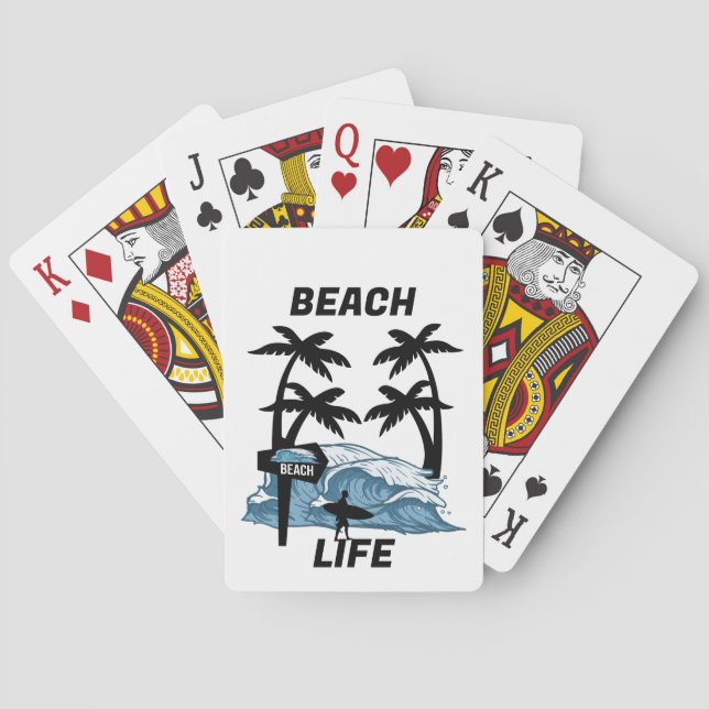 Funny Beach Wave Casinokort (Baksidan)