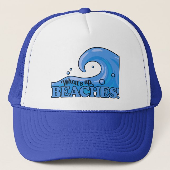 Funny Beach Wave-hatt Keps (Framsida)