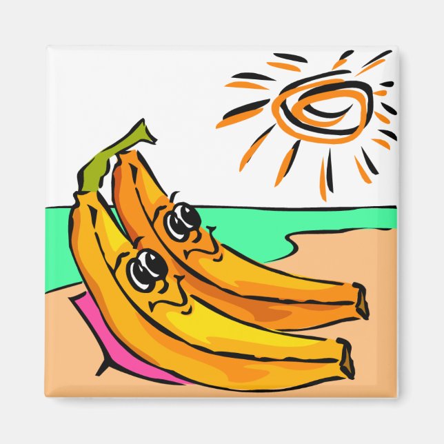 Funny Beach Wedding Idea Magnet (Framsidan)