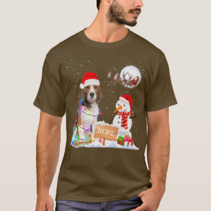 Funny Beagle Hund God jul Party Family Matc T Shirt