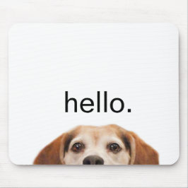 Funny Beagle Hund Hej Quote Modern Animal Musmatta