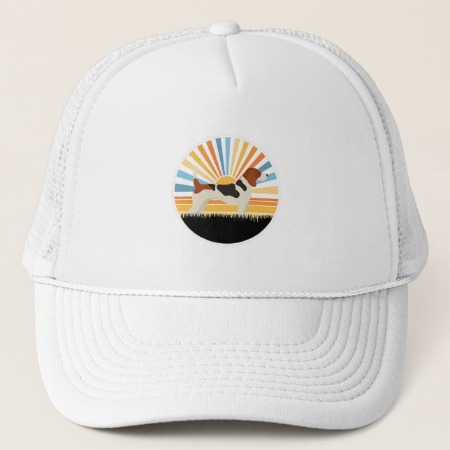 Funny Beagle Hund / Hund Hund Pappa / Sunset Pet Keps (Framsida)