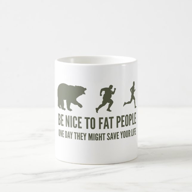 Funny Bear Chase Kaffemugg (Center)