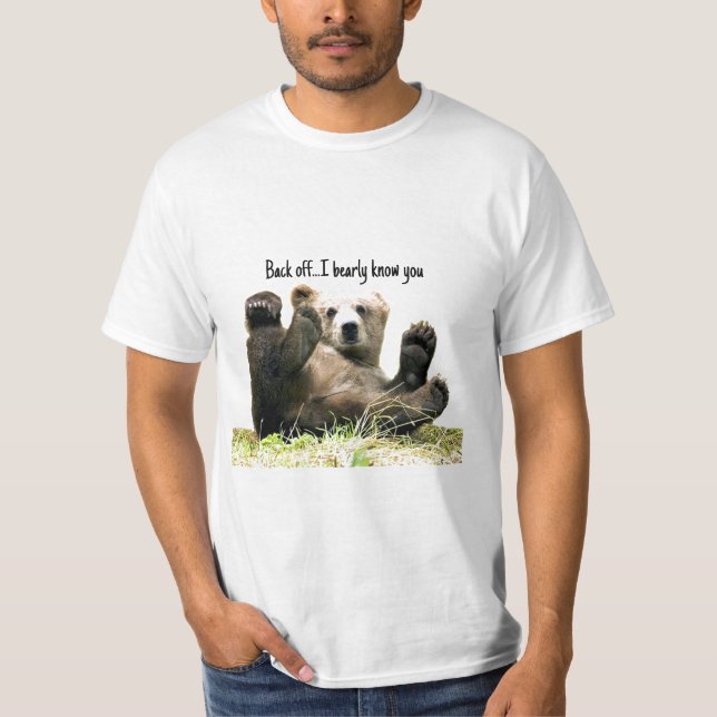 Funny Bear-citattecken T-Shirt (Framsida)