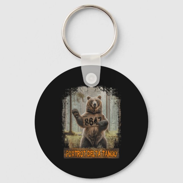 Funny Bear Foxmacht Deltas Tango 8647 86 47 Patrio Nyckelring (Framsida)