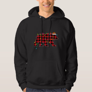 Funny Bear Julgran Red Play Julafton Animals L Hoodie