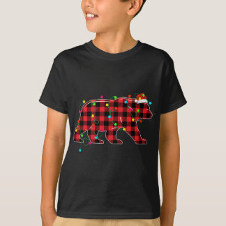 Funny Bear Julgran Red Play Julafton Animals L T Shirt
