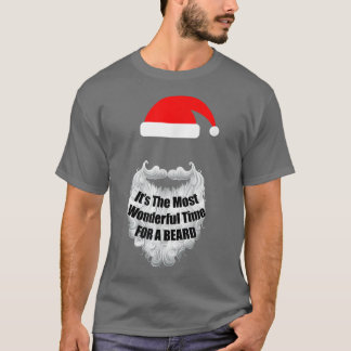 Funny Beard Christmas T OrcaIts The Most Wonderfu T Shirt