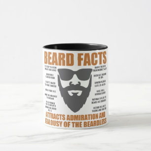 Funny Beard Facts Mugg