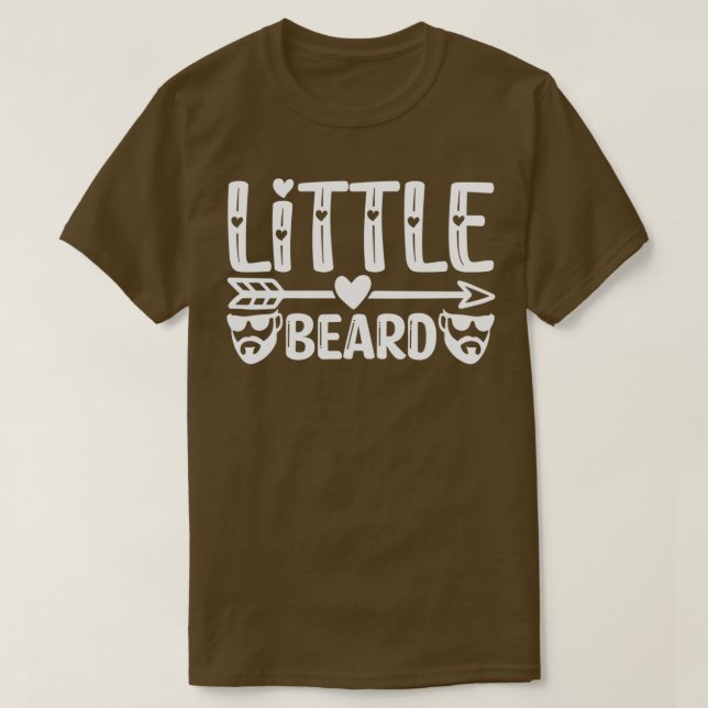 Funny Beard ger Little Beard Classic TShirt T Shirt (Design framsida)