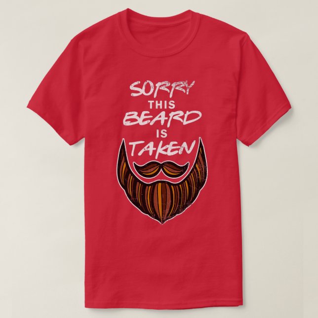 Funny Beard Partner Humor Pun Make 1 T Shirt (Design framsida)