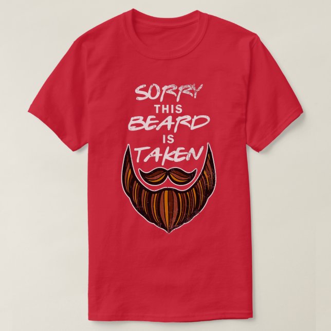 Funny Beard Partner Humor Pun Make T Shirt (Design framsida)