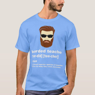 Funny Beard Tröja för lärare Lacher Appreciation G