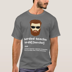 Funny Beard Tröja för lärare Lacher Appreciation G