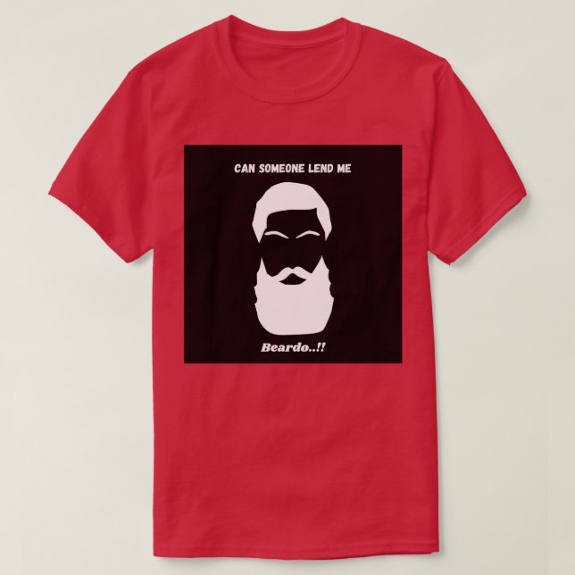 Funny Beard TShirt T Shirt (Design framsida)