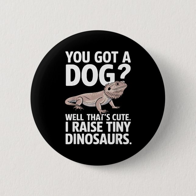 Funny Bearded Dragon Art For Men Women Bearded Dra Knapp (Framsida)