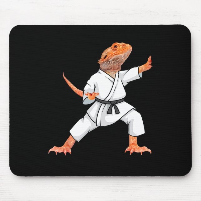 Funny Bearded Dragons Doing Karate Samurai Ninja L Musmatta (Framsidan)
