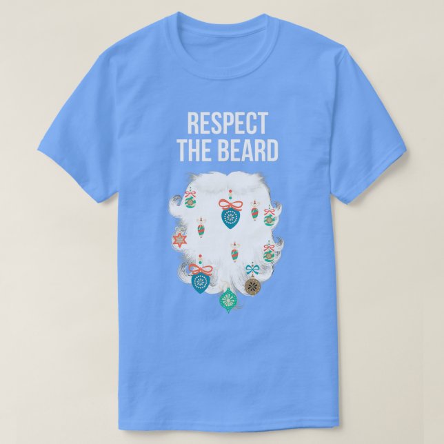 Funny Beards Manar Beards Älskare julgåva 1 T Shirt (Design framsida)