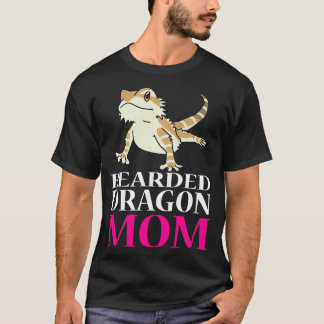 FUNNY BEARED DRAGON MAMMA Pet Owners Lizard Gift T Shirt